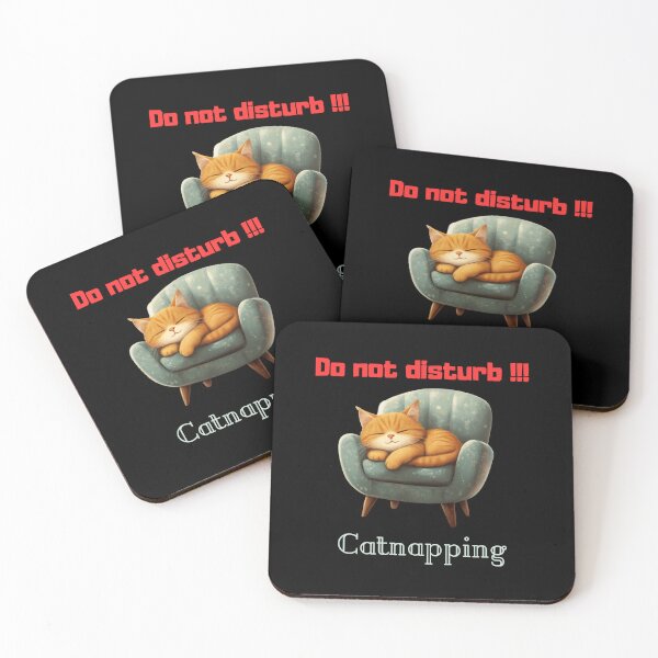 Item preview, Cute Sleeping Cat Illustration - Relaxing Cat Design for Cat Lovers designed and sold by anettfaye.
