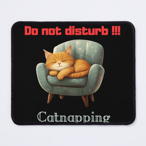 Item preview, Cute Sleeping Cat Illustration - Relaxing Cat Design for Cat Lovers designed and sold by anettfaye.