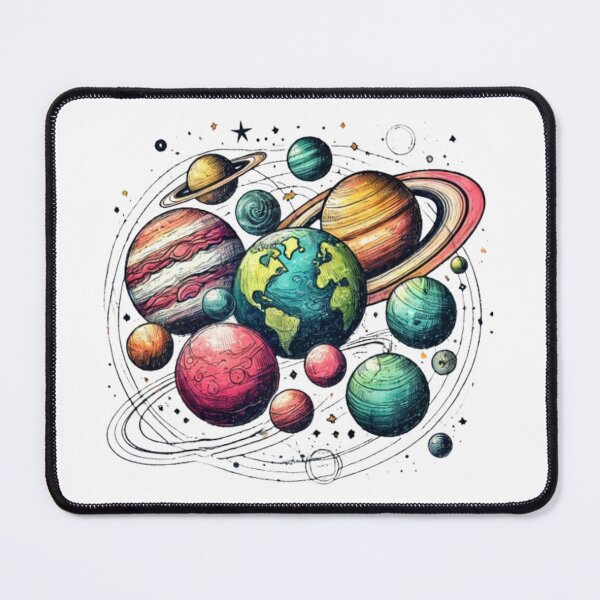Item preview, Vintage Solar System: Planets in Orbit designed and sold by LunieCore.