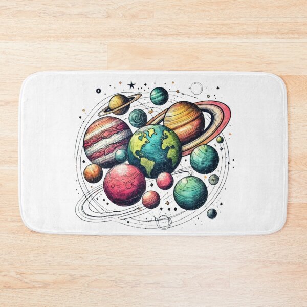 Item preview, Vintage Solar System: Planets in Orbit designed and sold by LunieCore.