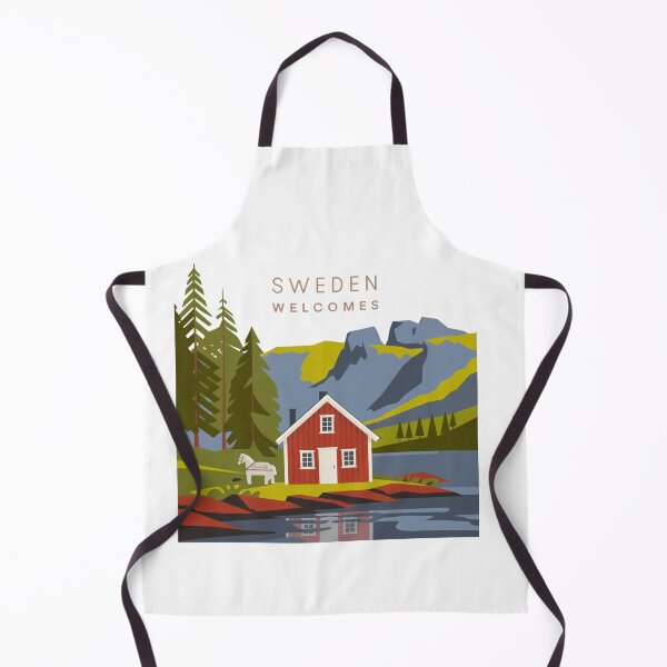 Item preview, Sweden Welcomes Flag Map Sztokholm, Gothenburg, Malmö designed and sold by AnimalsDH305.