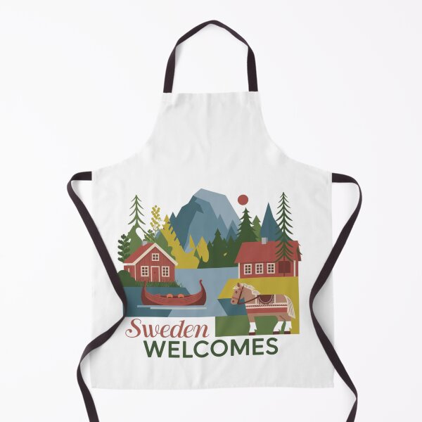 Item preview, Sweden Welcomes Flag Map Sztokholm, Gothenburg, Malmö designed and sold by AnimalsDH305.