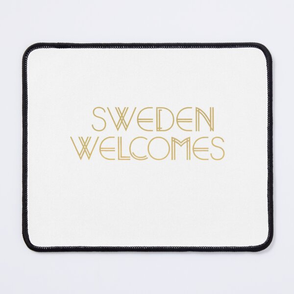 Item preview, Sweden Welcomes Flag Map Sztokholm, Gothenburg, Malmö designed and sold by AnimalsDH305.