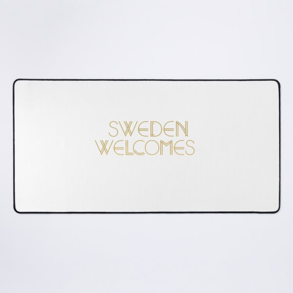 Item preview, Sweden Welcomes Flag Map Sztokholm, Gothenburg, Malmö designed and sold by AnimalsDH305.