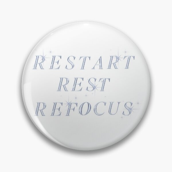 Item preview, Restart. Rest. Refocus.  designed and sold by korysjournal.
