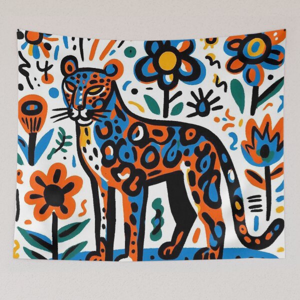 Item preview, Vibrant Jungle Cat designed and sold by zzz888.