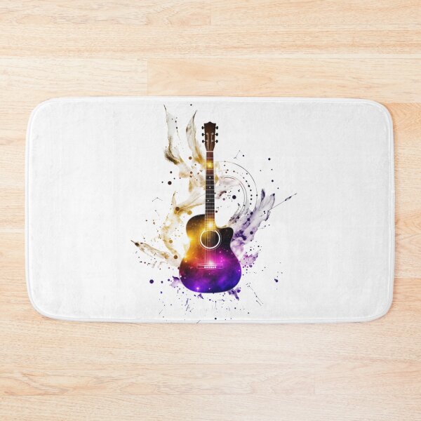 Item preview, Cosmic Chords – Abstract Acoustic Guitar Design designed and sold by DscapeDesigns.