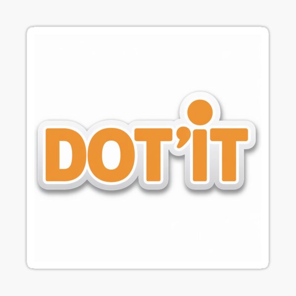 Artikel-Vorschau von DOT'IT-Aufkleber, designt und verkauft von dot-service.