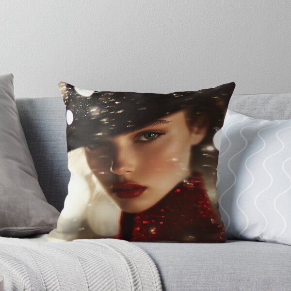 Item preview, Mysterious woman in red and black hat designed and sold by ArtSE46.