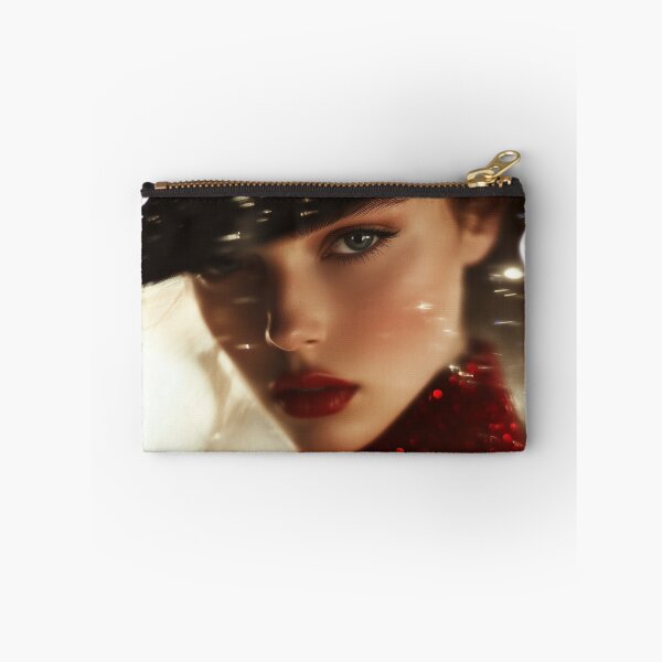 Item preview, Mysterious woman in red and black hat designed and sold by ArtSE46.