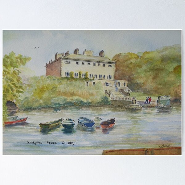 Item preview, "Westport House, Co. Mayo" designed and sold by Echoes of Ireland.