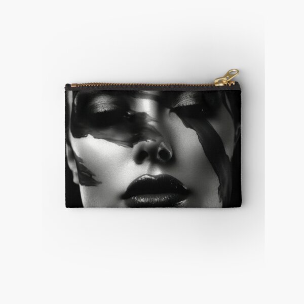 Item preview, high contrast black and white portrait of a woman designed and sold by ArtSE46.