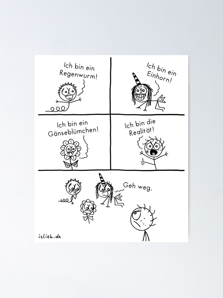 Thumbnail 2 von 3, Poster, Spassbremse islieb-Comic designt und verkauft von islieb.
