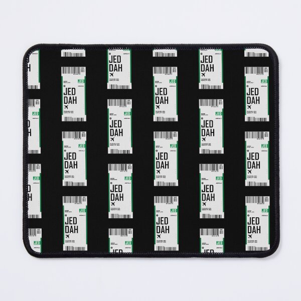 Item preview, Jeddah Boarding Pass Saudi Arabia Travel Ticket Sticker designed and sold by TulipaGraphics.