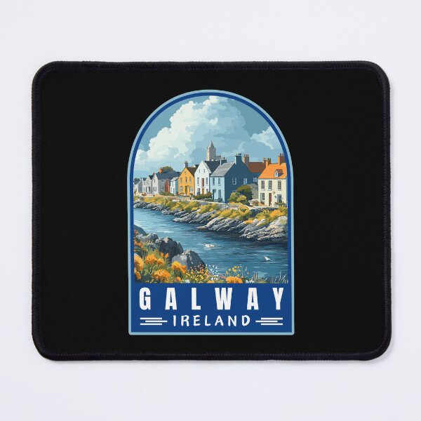 Item preview, Galway in Ireland Retro Travel Art Landscape designed and sold by MaateoDesign.