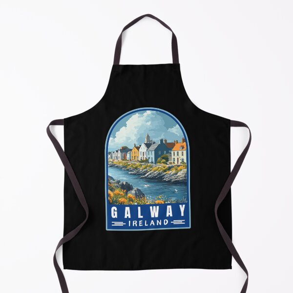 Item preview, Galway in Ireland Retro Travel Art Landscape designed and sold by MaateoDesign.