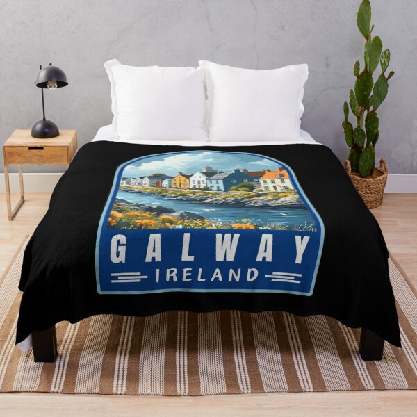 Item preview, Galway in Ireland Retro Travel Art Landscape designed and sold by MaateoDesign.