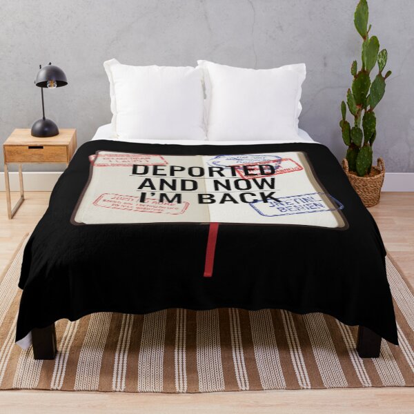 Item preview, Deported and Now I’m Back – Passport Stamp Design designed and sold by Ela-graphicwiz.