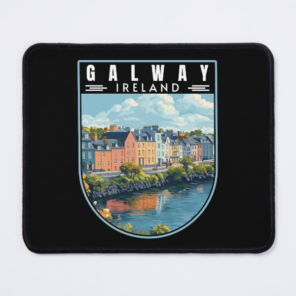 Item preview, Galway in Ireland Vintage Travel Art Emblem designed and sold by MaateoDesign.