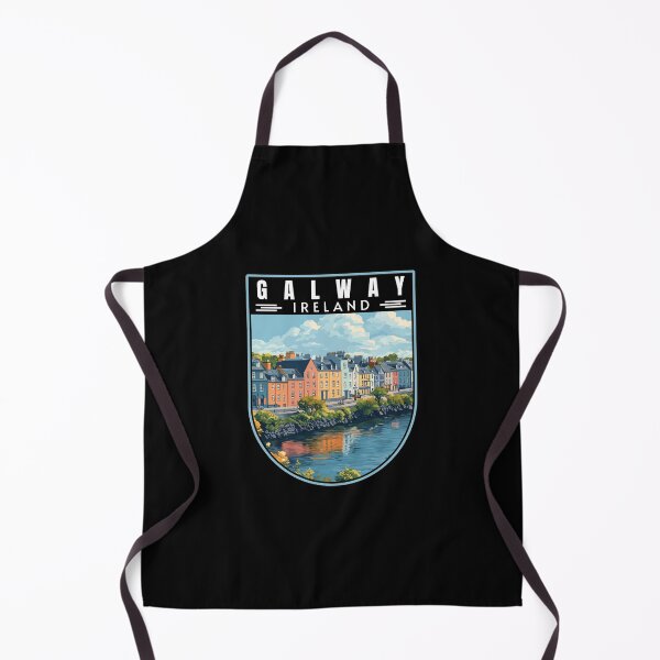 Item preview, Galway in Ireland Vintage Travel Art Emblem designed and sold by MaateoDesign.