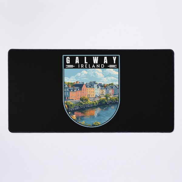 Item preview, Galway in Ireland Vintage Travel Art Emblem designed and sold by MaateoDesign.