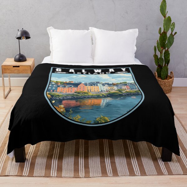 Item preview, Galway in Ireland Vintage Travel Art Emblem designed and sold by MaateoDesign.