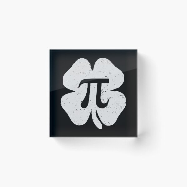 Item preview, Lucky Pi Symbol Four-Leaf Clover | Math & St. Patrick’s designed and sold by MotivaChic.