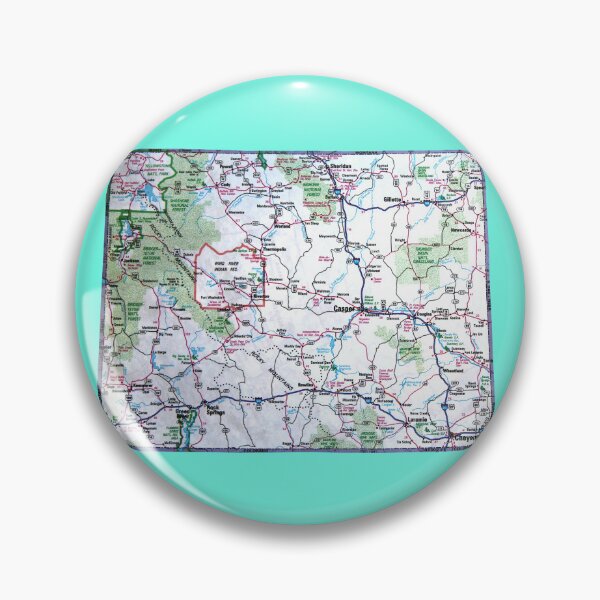 Item preview, Hoja de ruta de Wyoming designed and sold by Havocgirl.