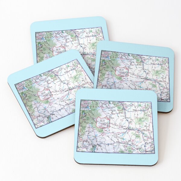 Item preview, Wyoming Roadmap designed and sold by Havocgirl.