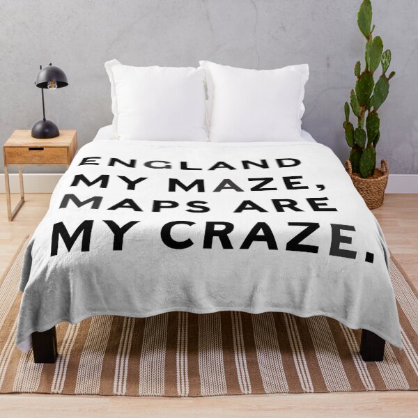 Item preview, England My Maze, Maps Are My Craze designed and sold by colourfind.
