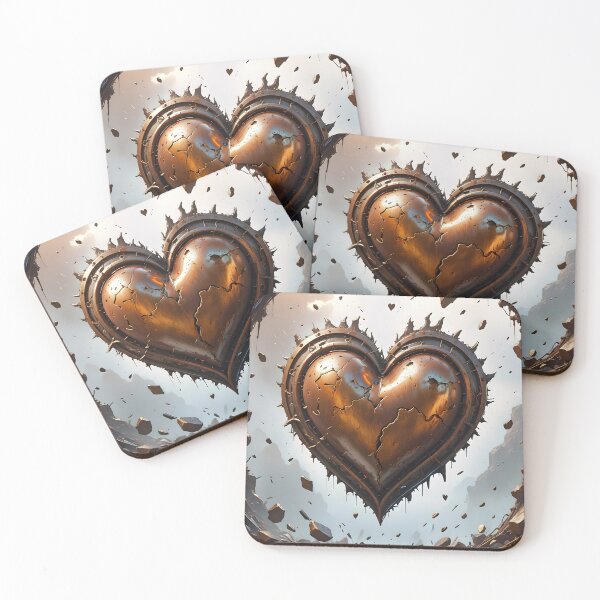 Item preview, Heart of Steel with Cracks designed and sold by Marcu Ioachim.
