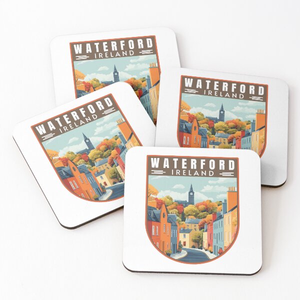 Item preview, Waterford Ireland Vintage Travel Art Emblem designed and sold by MaateoDesign.