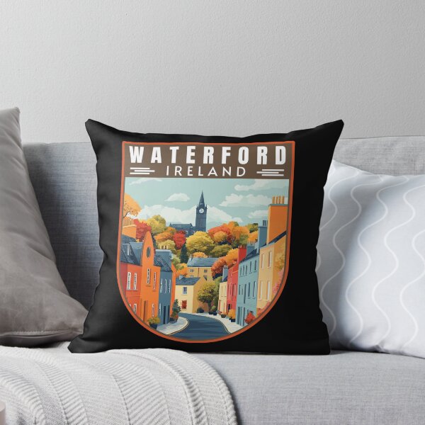 Item preview, Waterford Ireland Vintage Travel Art Emblem designed and sold by MaateoDesign.