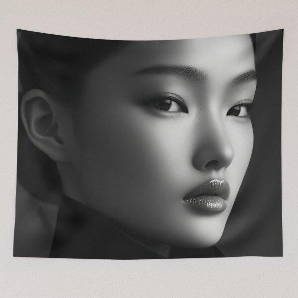 Item preview, Serene Woman Portrait designed and sold by ArtSE46.
