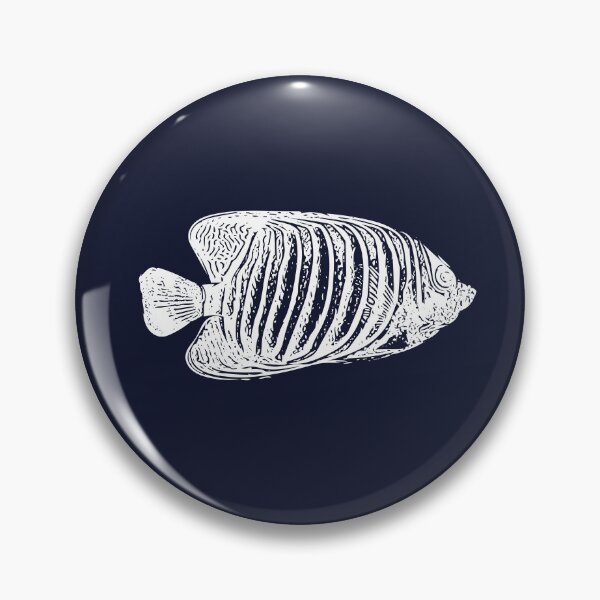 Item preview, Regal Angelfish White Design  designed and sold by designsasstultd.