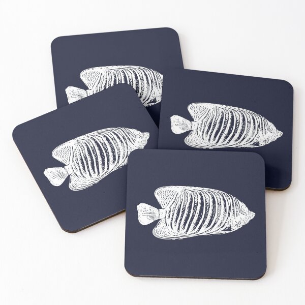 Item preview, Regal Angelfish White Design  designed and sold by designsasstultd.