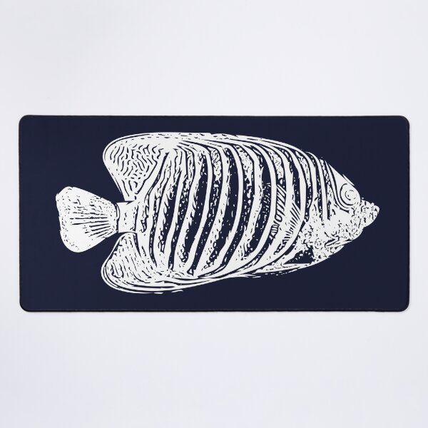Item preview, Regal Angelfish White Design  designed and sold by designsasstultd.