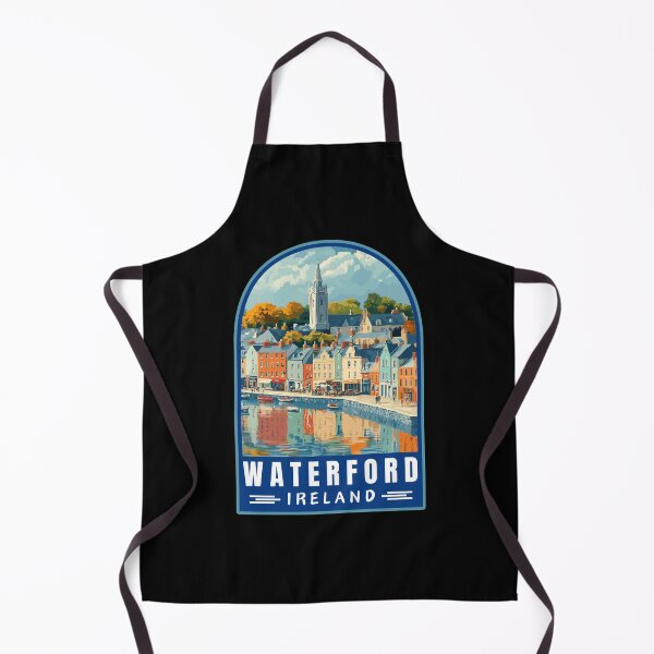 Item preview, Waterford in Ireland Retro Travel Art Landscape designed and sold by MaateoDesign.