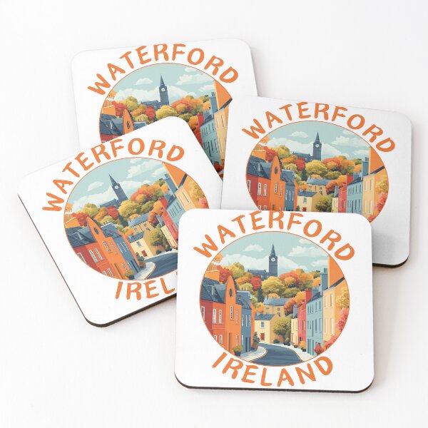 Item preview, Waterford in Ireland Retro Travel Badge designed and sold by MaateoDesign.