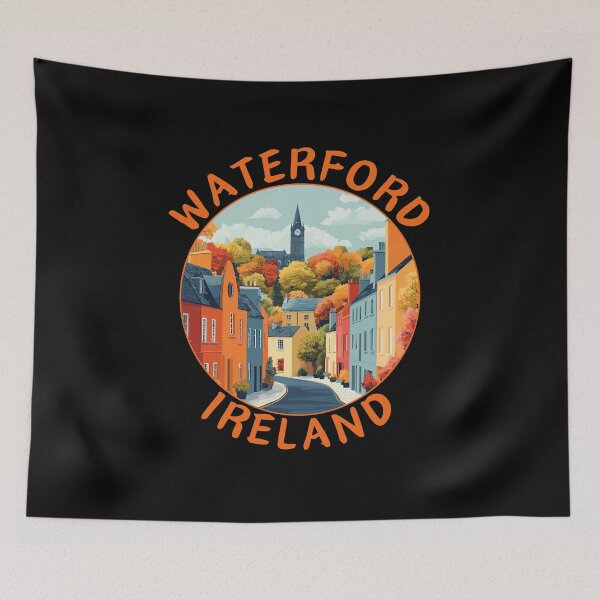 Item preview, Waterford in Ireland Retro Travel Badge designed and sold by MaateoDesign.