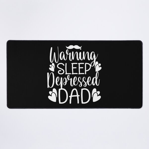 Item preview, Sleep Deprived Dad Funny Parenting Humor designed and sold by MotivaChic.