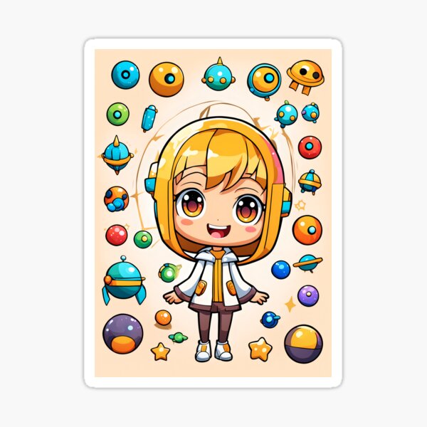 Ariax - android girl Sticker