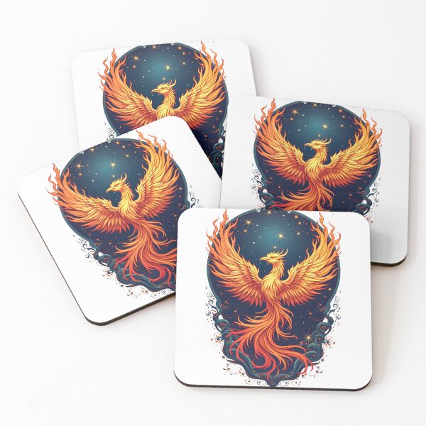 Item preview, Majestic Phoenix Rising – Mythical Firebird Fantasy Art designed and sold by Thread-Verse.