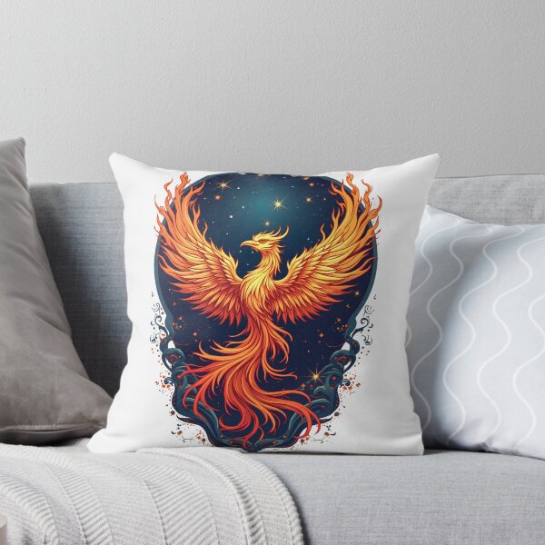 Item preview, Majestic Phoenix Rising – Mythical Firebird Fantasy Art designed and sold by Thread-Verse.