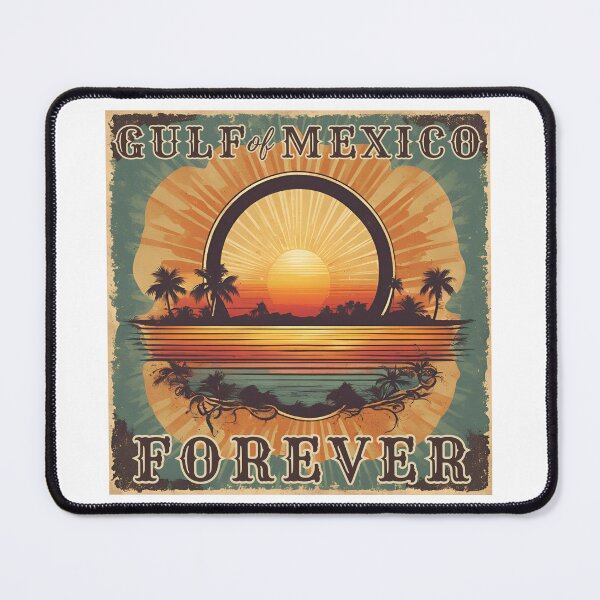 Item preview, Gulf of Mexico Forever Retro Vintage Sunset designed and sold by gillys.