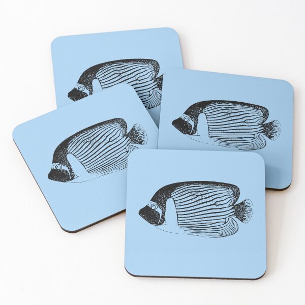 Item preview, Adult Emperor Angelfish Black Design  designed and sold by designsasstultd.