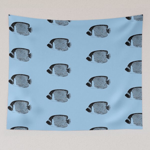 Item preview, Adult Emperor Angelfish Black Design  designed and sold by designsasstultd.