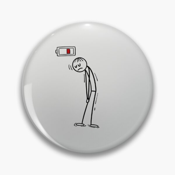 Item preview, Stickman Low Battery designed and sold by SignumShop.
