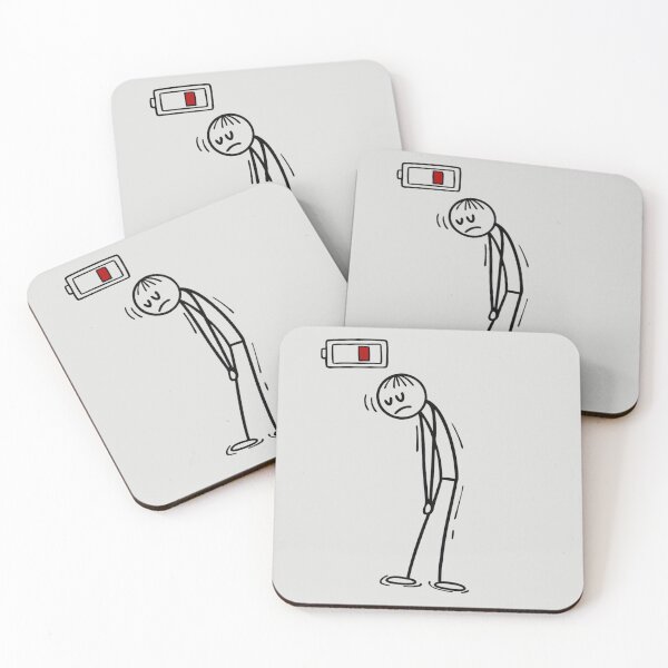 Item preview, Stickman Low Battery designed and sold by SignumShop.