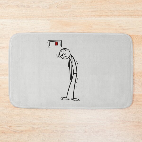 Item preview, Stickman Low Battery designed and sold by SignumShop.